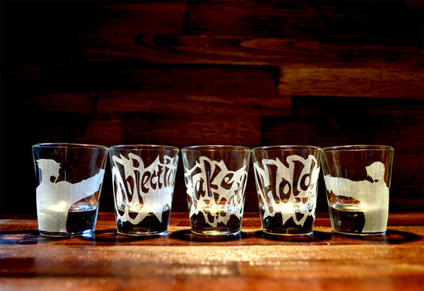 Phoenix Wright: Ace Attorney Shot Glass Set of 5
